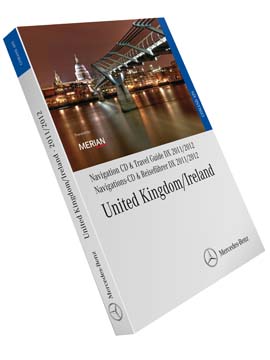 Mercedes Comand DX map disk UK & Ireland with TMC & Merian Scout guide 2012/2013