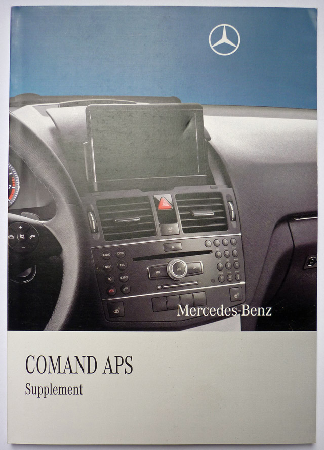 Mercedes w204 comand manual