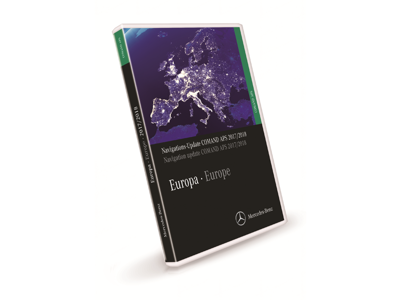 Comand APS Map NTG1 DVD Europe 2018/2019 (V19.0) for E (W211), CLS, SLK (R171), SL (R230), Maybach, S/CL (W220/W215)