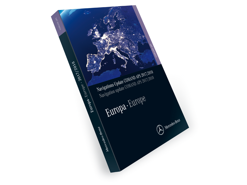 Comand APS Map DVD Europe 2017/2018 for NTG4-W212 in W212/W207 E Class