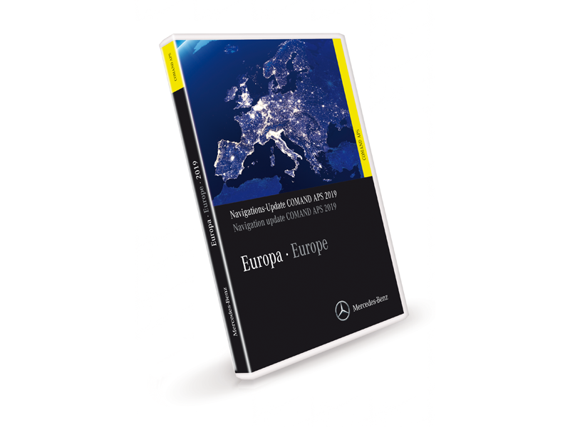 Comand APS Map NTG2.5 - 2019 Europe update DVD for A B CLC W211-E CLS SL SLK ML GL R Vans