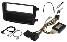 Fitting Kit for Aftermarket Stereo in W203 C class, W209 CLK 2000-2003 & W639 Vito 2003-2005 includes Steering Wheel Control interface.