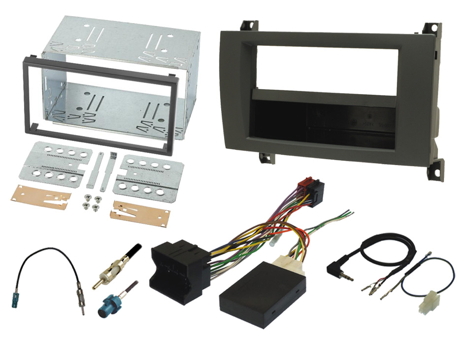 Fitting Kit for Aftermarket Stereo in R230 SL (Pre MY05 facelift) Fitting Kit for Aftermarket Stereo in R230 SL (Pre MY05 facelift)