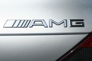Genuine Mercedes AMG rear badge (Type 1)