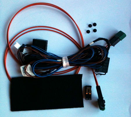 CD wiring kit for D2B W203/W209 (C/CLK) without COMAND
