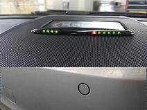 Front flush mount parking sensors with display